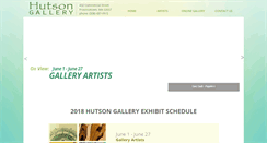 Desktop Screenshot of hutsongallery.net